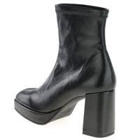 Miss Elastic - 77030 Platform Ankle Boot, Black 2